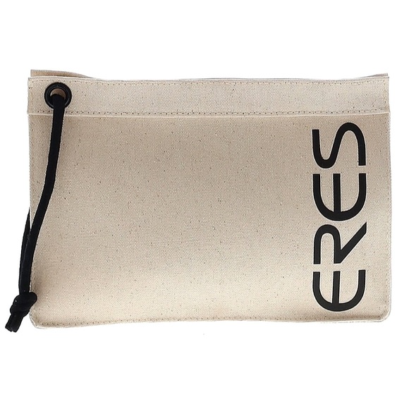 eres Handbags - New Eres Canvas Logo Clutch